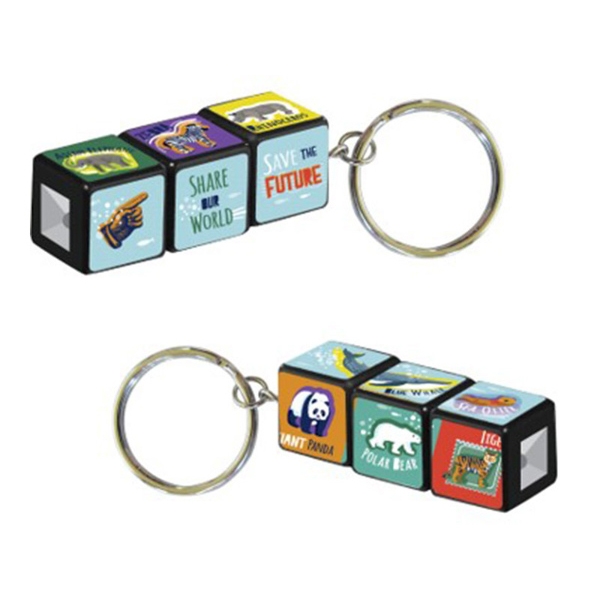 PUZZLE KEYCHAIN SAVE THE FUTURE